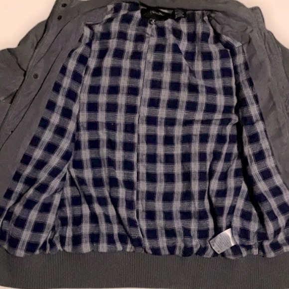 NWT Miss Me Olive Green Full Zip & Snap Stud Rhinestone Utility Jacket - Picture 7 of 9